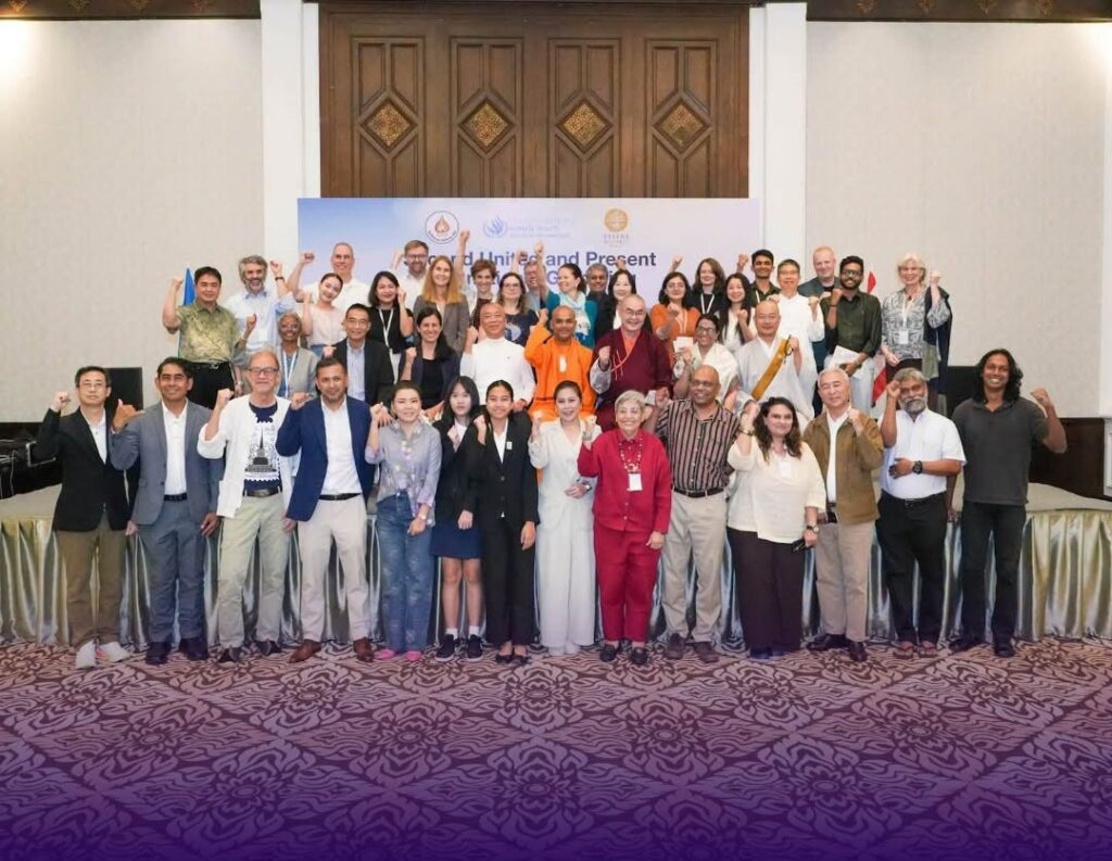 Participants at the 2nd United & Present International Gathering in Krabi, Thailand.