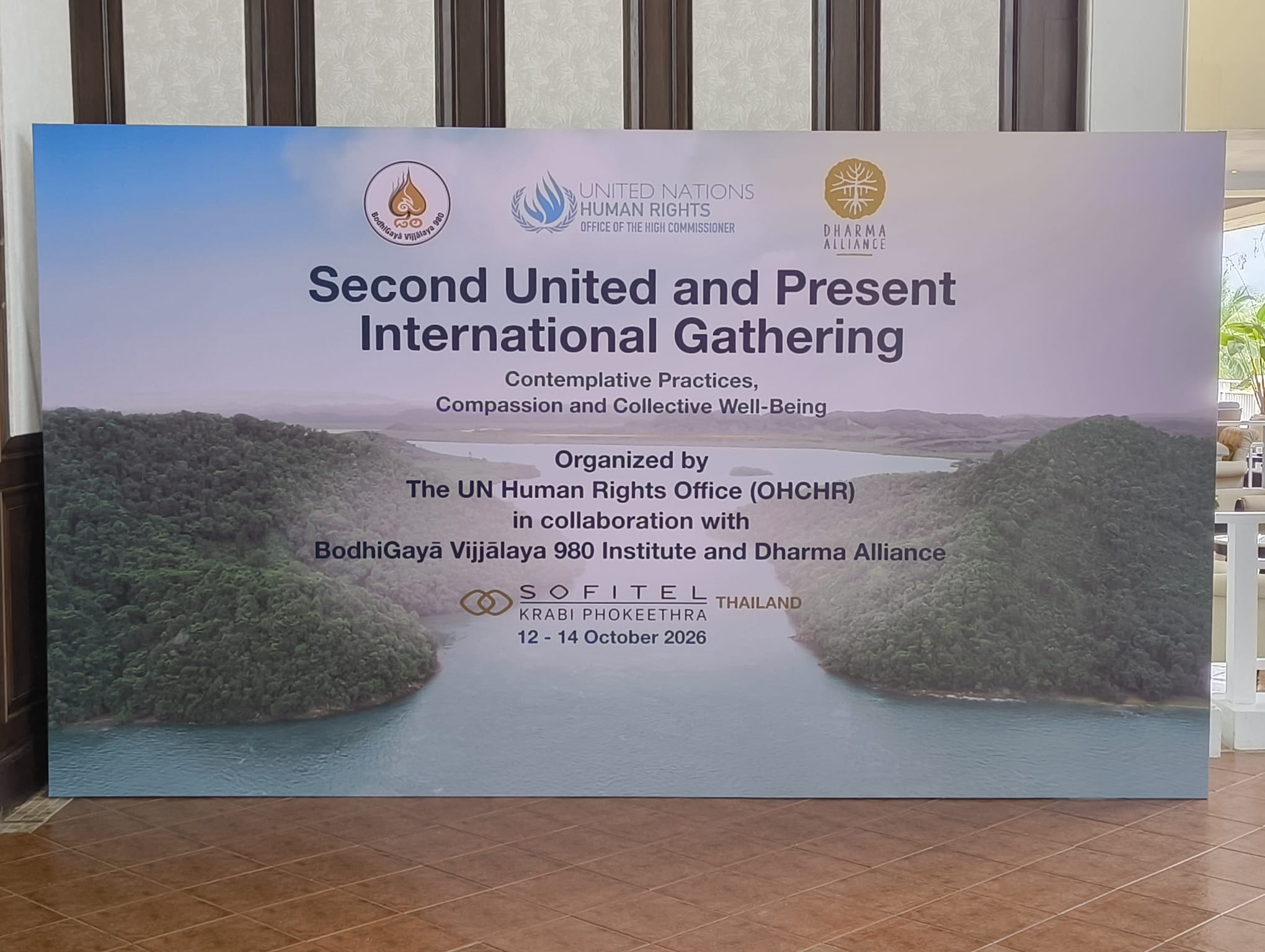 2nd United & Present International Gathering on Contemplative Practices, Compassion and Collective Well-Being - Sofitel Krabi Phokeethra, Krabi, Thailand, 12-14 October 2026.